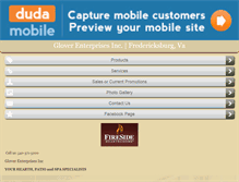 Tablet Screenshot of gloverenterprisesinc.com